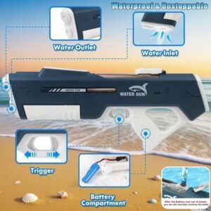 automatic water suction gun, waterproof design